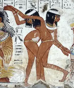 Malerei in Grabkapelle des Nebamun, Theben, Ägypten, um 1400 v. Chr.