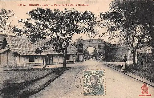 Tragbare Gleisjoche am Nordportal der Zitadelle