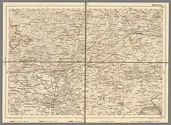 Das Blatt „Magdeburg“ zeigt Stationen ab der Nr. 9 „Zitz“