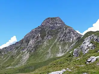 Torhelm von unterhalb Brandberger Joch