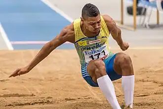 Michel Tornéus Rang fünfzehn mit 7,65&nbsp;m