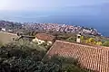Panoramablick über Torri del Benaco, von Albisano aus gesehen