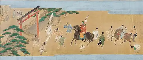 Ōdera Bildrolle (Detail)