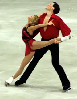 Tatjana Totmjanina und Maxim Marinin bei der Weltmeisterschaft 2004 in Dortmund