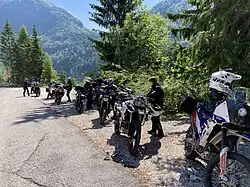 Eine Rast bei einer Motorradausfahrt