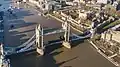Luftbild der Tower Bridge