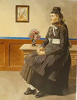 Bottenhorn, Sonntagstracht, 1881, Obergericht Amt Blankenstein