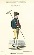 Bauer aus Wülfershausen um 1850