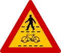 Paralleler Fußgänger- und Radfahrerüberweg[2]