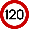 Höchstgeschwindigkeit (120 km/h)
