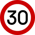 Höchstgeschwindigkeit (30 km/h)