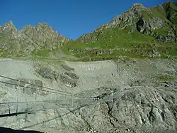 Hängebrücke von Corbassière