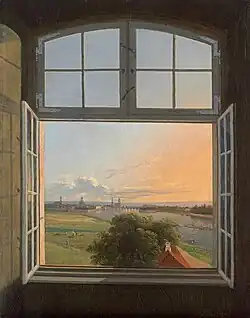 Blick auf Dresden (vom Schlösschen Antons,1824)