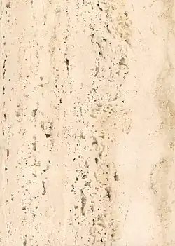 Römischer Travertin, Italien (Tivoli bei Rom)