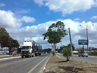 Bundesstraße BR-101 in Eunápolis