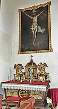 Der linke Seitenaltar