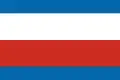 Flagge des Okresy im Trenčiansky kraj