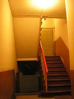 Treppenhaus in einem Mietshaus aus der Zeit um 1900