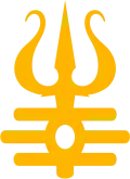 Trishula als buddhistisches Symbol