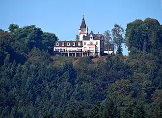 Berghotel Kockelsberg auf dem Gipfel