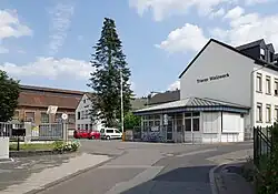 Gelände des früheren Trierer Walzwerks von der Brühlstraße aus gesehen