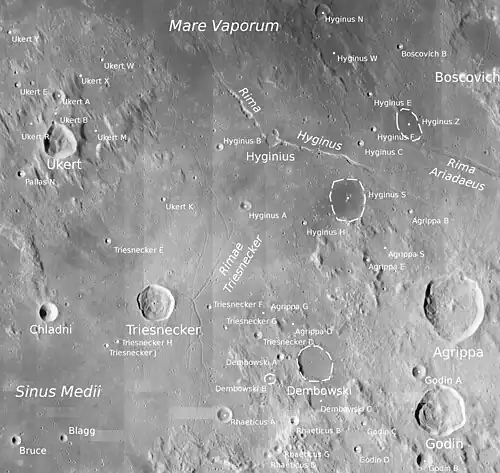 Dembowski und Umgebung (LROC-WAC)