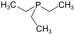Strukturformel von Triethylphosphin