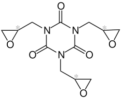 Struktur von Triglycidylisocyanurat