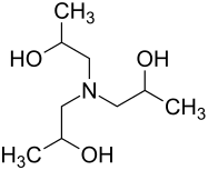 Strukturformel von 1,1′,1′′-Nitrilotripropan-2-ol