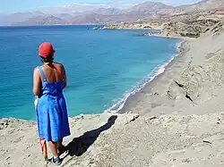 Pavlos-Düne (Blick Richtung Triopetra)