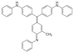 Strukturformel von Anilinblau