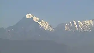Trishul von Kausani aus gesehen