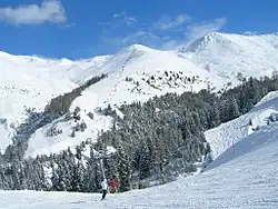 Blick auf Tscheyeckbahn mit Gueser Kopf, 2006