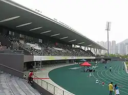 Tribüne zum Sportfest, 2009