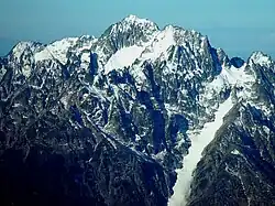 Blick auf Tsurugi-dake von Kashimayarigatake