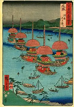 9: Provinz Owari Tsushima Tennō matsuri (津嶋 天王祭り)