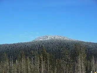 Tumalo Mountain vom Mount Bachelor aus gesehen