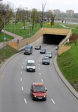 Ausfahrt von der Südseite