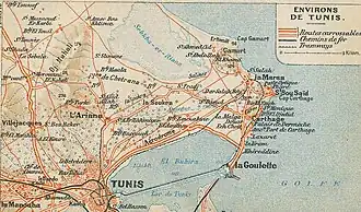 1908–1965: Tunis–Goulette–Marsa–El Aouina–Tunis