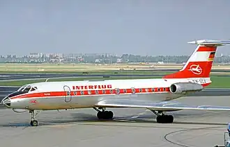 Tupolew Tu-134 der Interflug