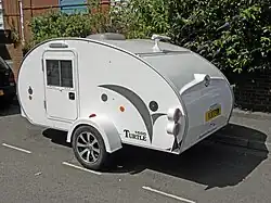 Teardrop-Wohnwagen, hier eine modernere Ausführung