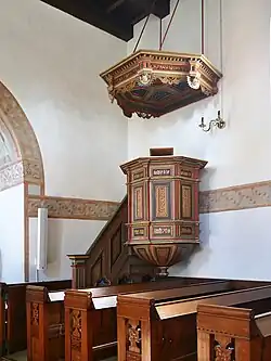 Rekonstruierte Kanzel