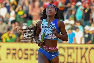 Twanisha Terry bei den Weltmeisterschaften 2022 in Eugene