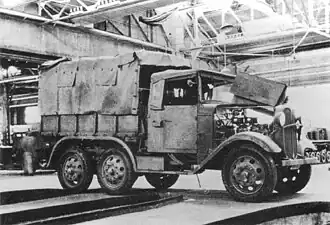 Izuzu Typ 94 6-Rad-Lkw, Endmontage 1935.