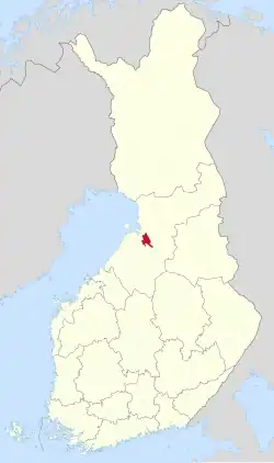 Lage von Tyrnävä in Finnland