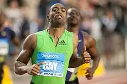 Tyson Gay vervollständigte als Vierter den kompletten US-amerikanischen&nbsp;Triumph