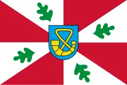 Flagge der Gemeinde Tytsjerksteradiel