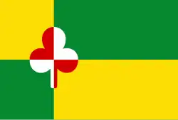 Flagge des Ortes Tzum