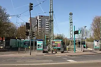 Die Station Ginnheim vor dem Umbau (2012)