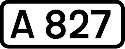 A827 road